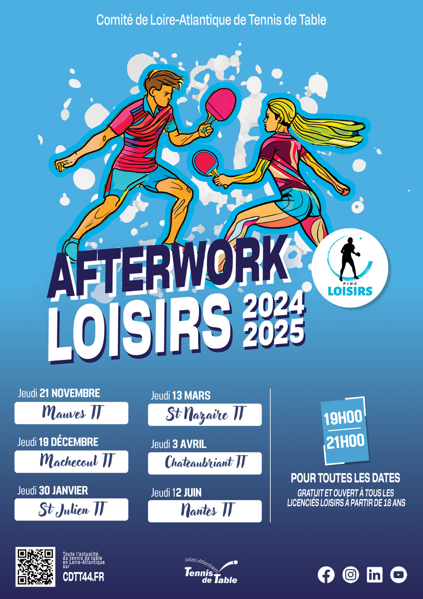 Soirées Afterworks Loisirs