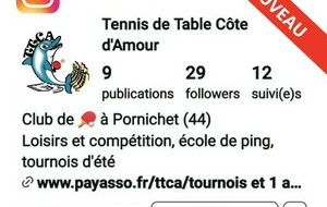 🎉 Le TTCA débarque sur Instagram ! 🏓
