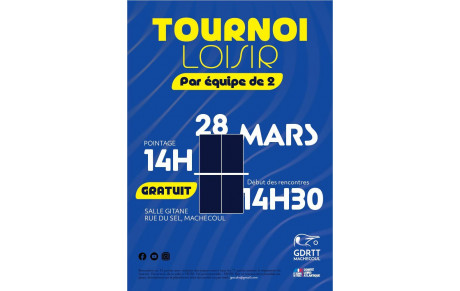 Tournoi loisir par équipe de 2