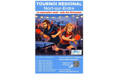 Tournoi régional à Nort-sur-Erdre